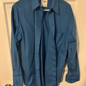 Abercrombie & Fitch Sky Blue Oversized Shirt